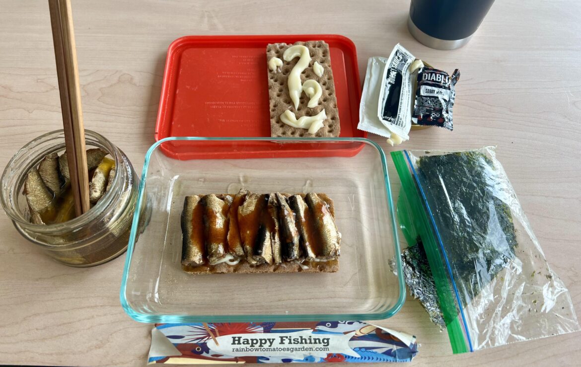 People at work are finally learning to tolerate my lunches.