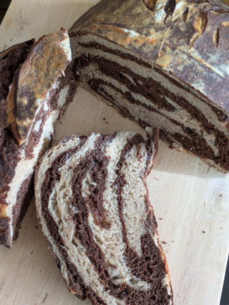 Marble sourdough bread Marble sourdough bread