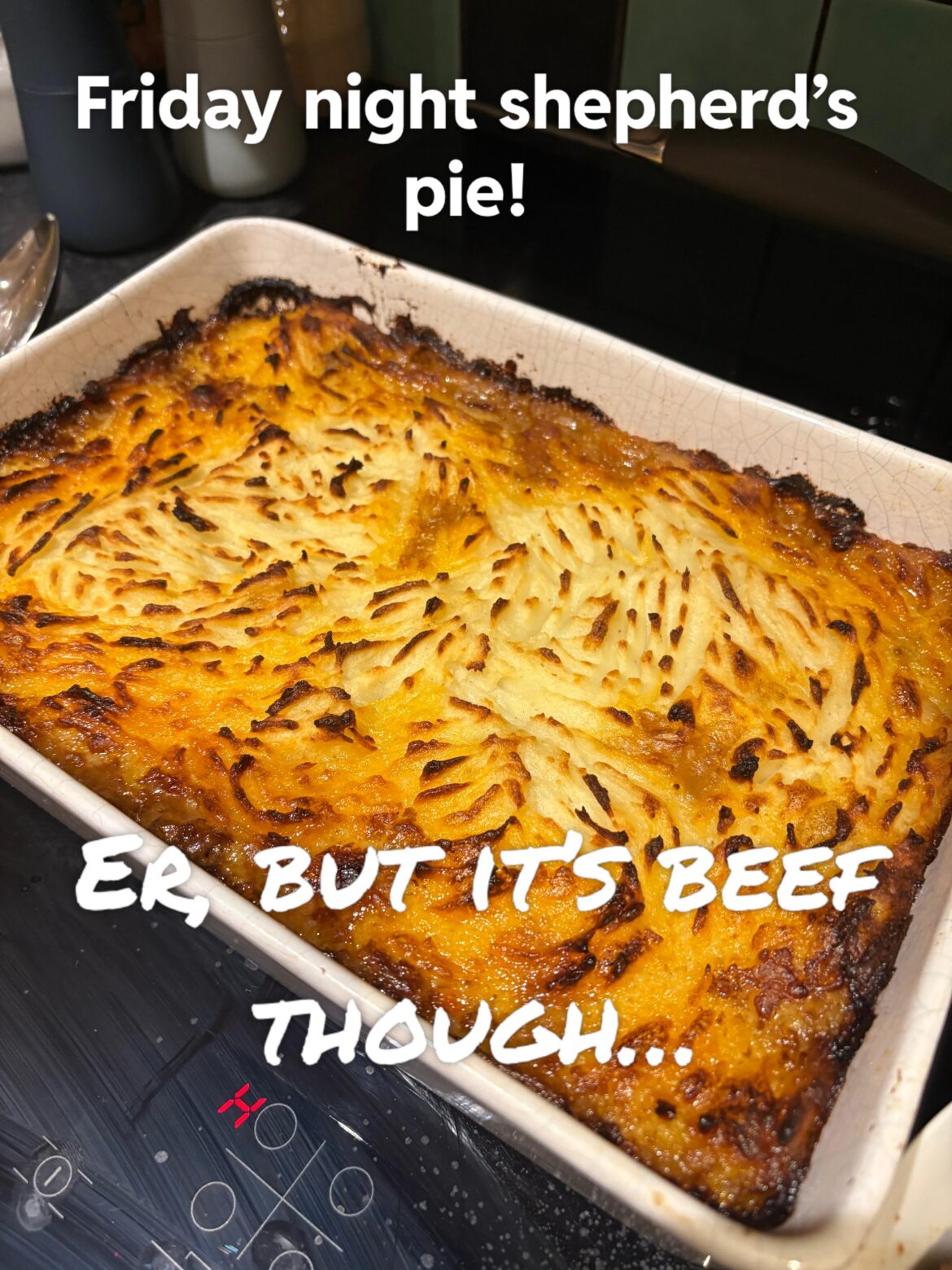 If it’s beef, it’s a cottage pie, no?