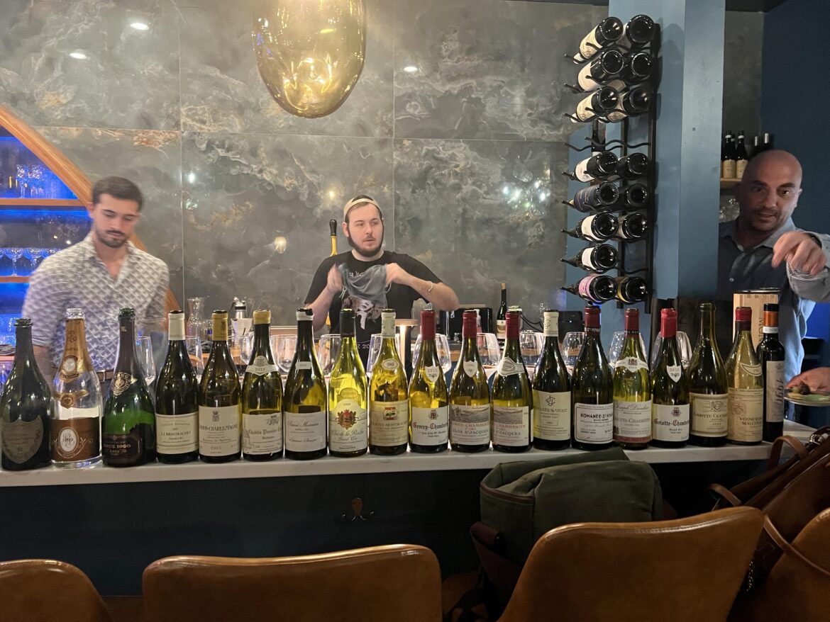 Fun wine dinner with Rousseau, DRC, Fourrier et al.