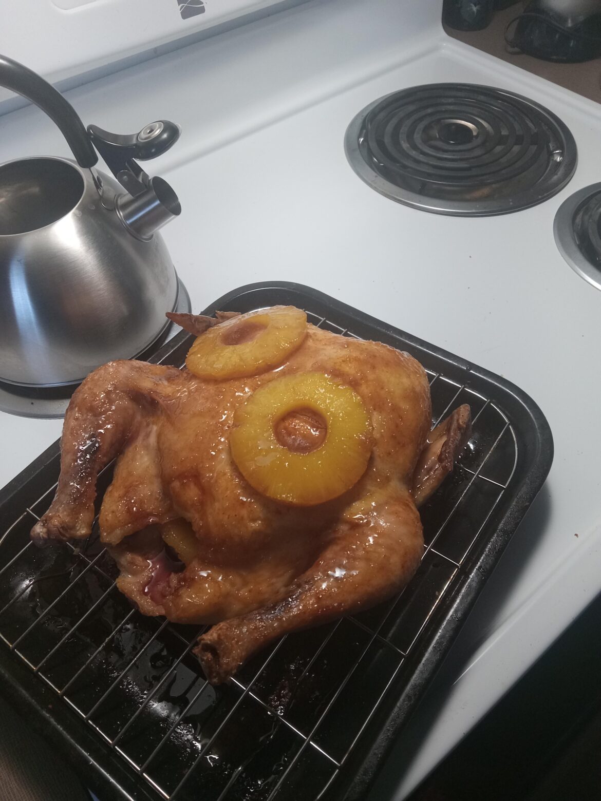 Pineapple glaze chicken