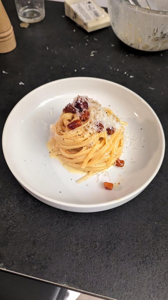 Both pictures are the same pasta