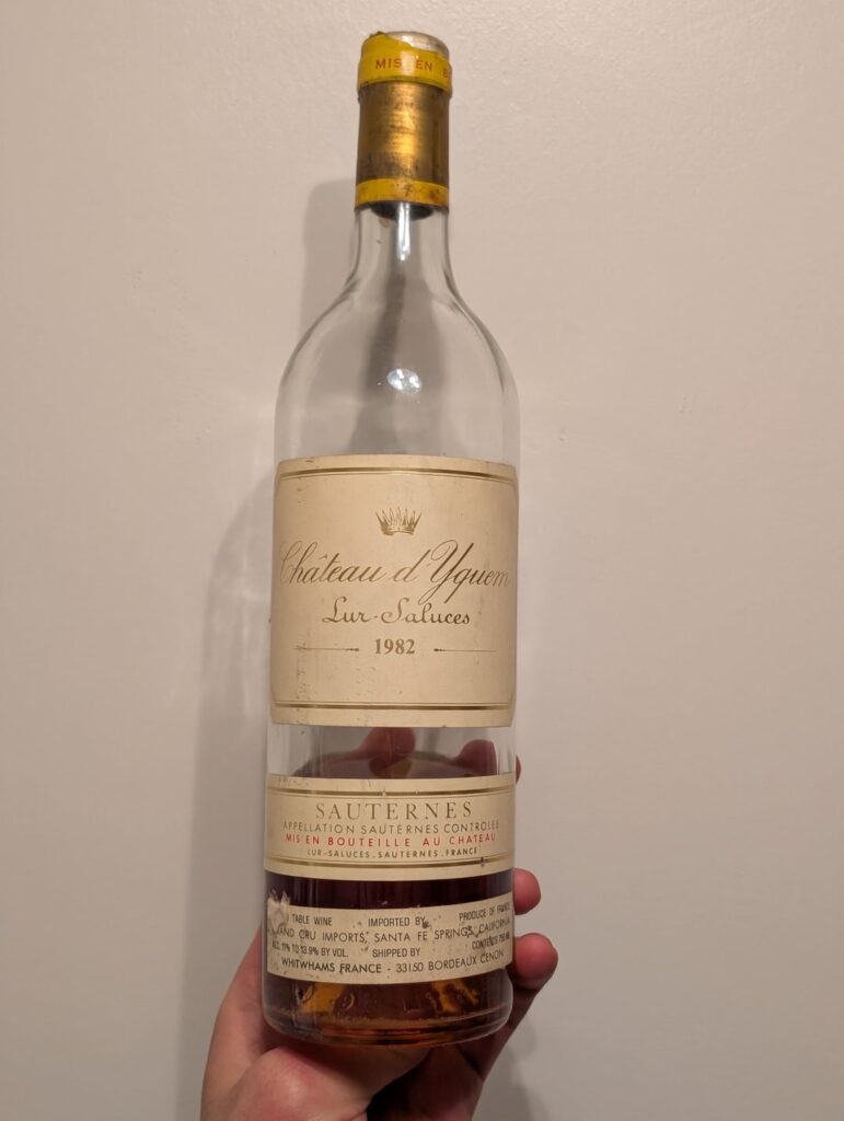 Chateau d'Yquem 1982