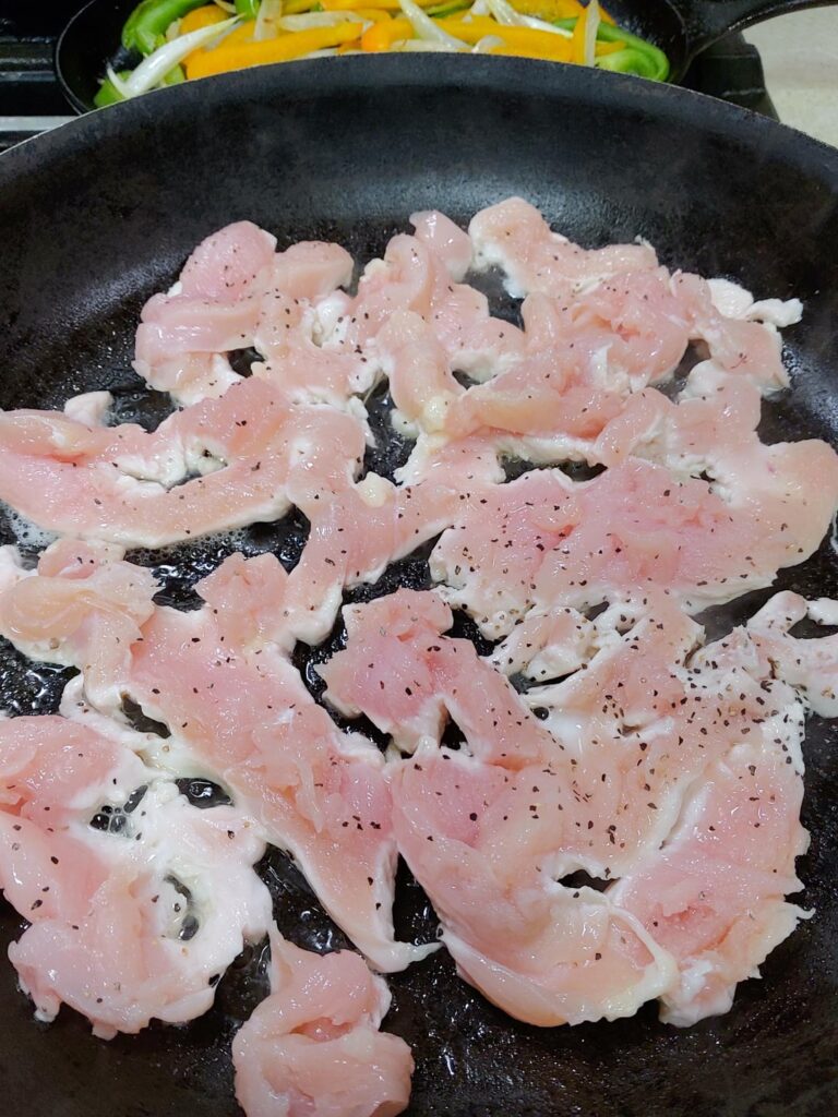 Chicken fajita tacos