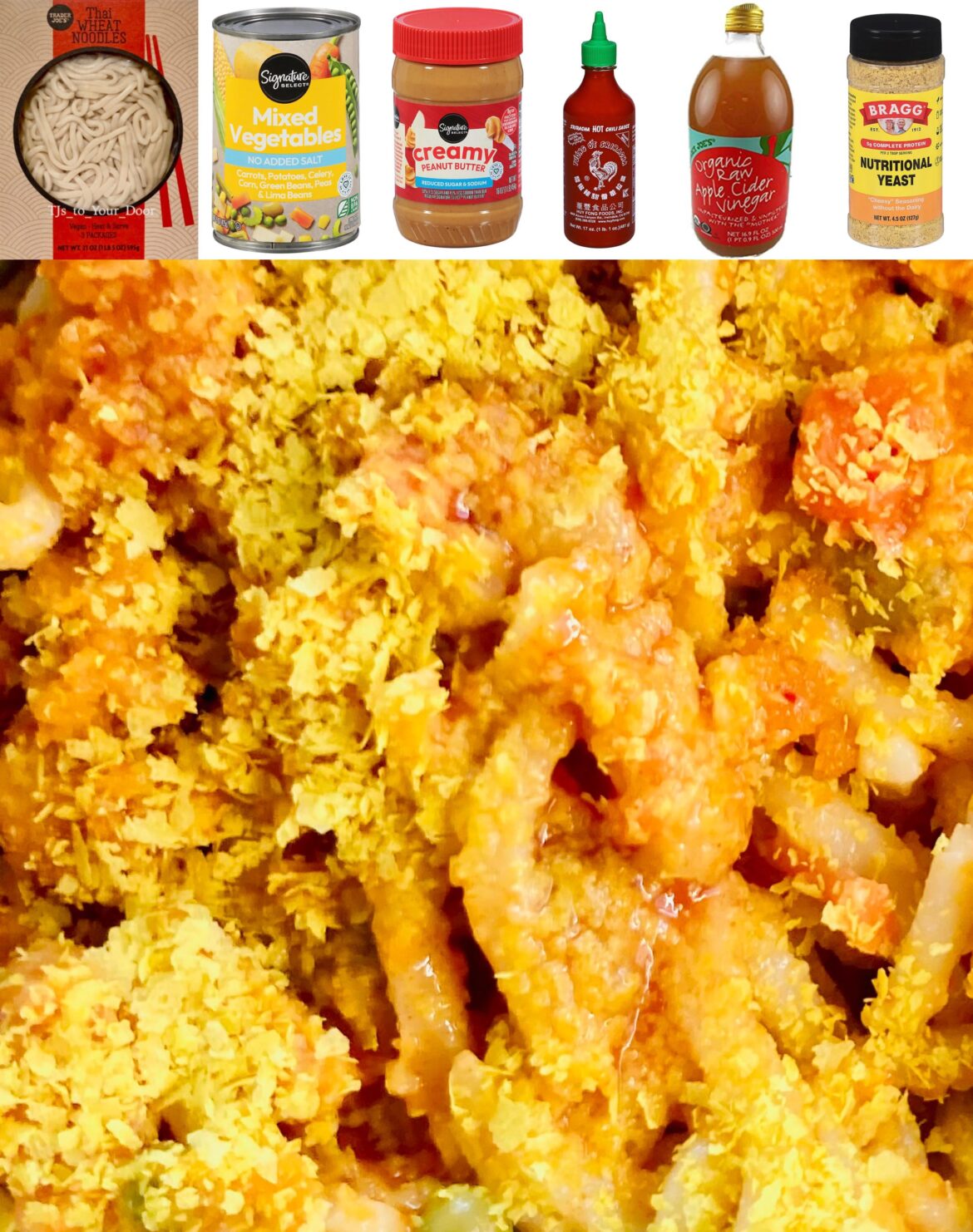 Microwave Masterpiece Theater - Spicy Thai Peanut Noodles & Veggies