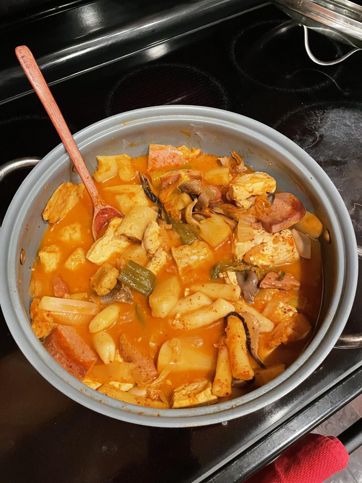 Budae jjigae really hit the spot