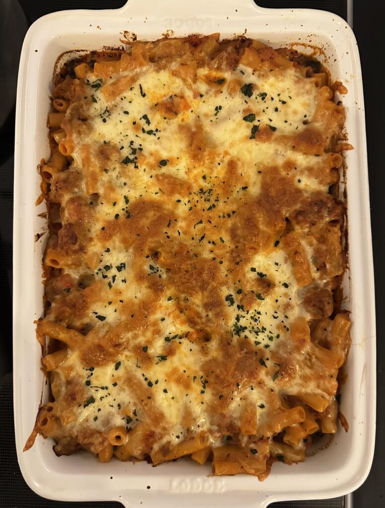 Baked Ziti with Sausage