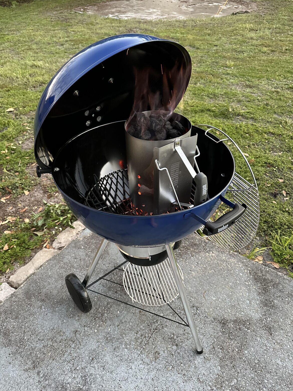 Is starting my charcoal like this alright?