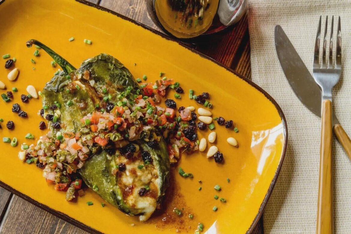 Chorizo-Stuffed Poblano Peppers