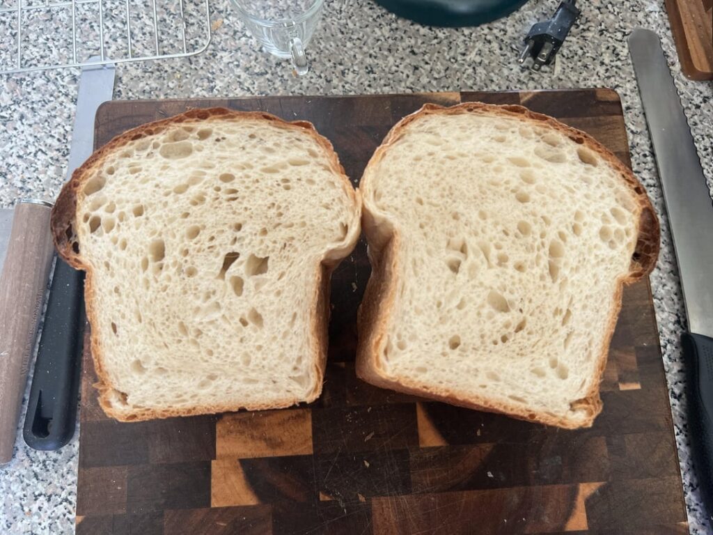 PSA: not all sourdough has to be a crusty country loaf!
