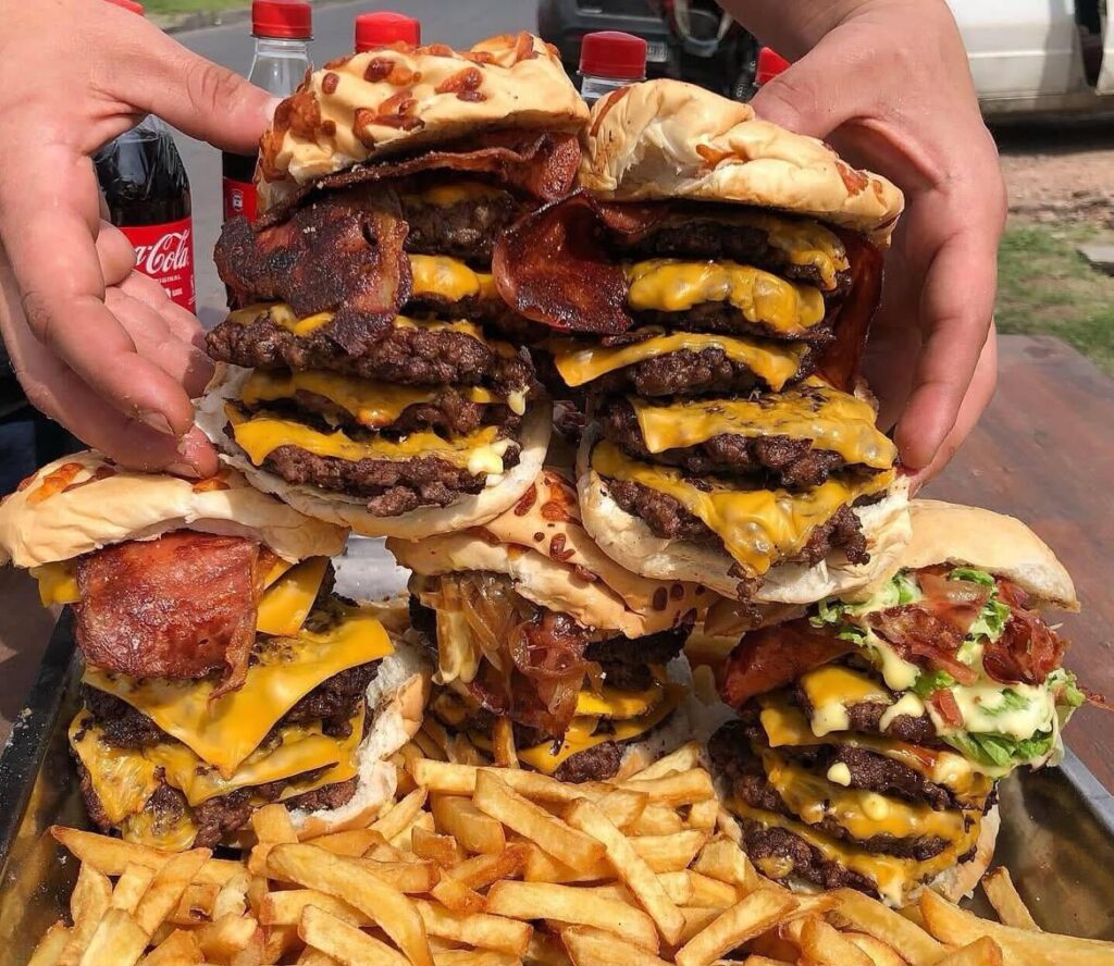 Eat until you're tired!