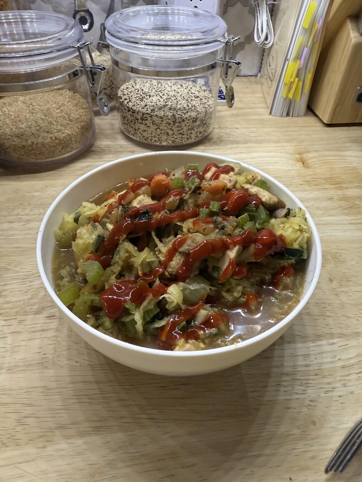 Spaghetti Squash Ramen