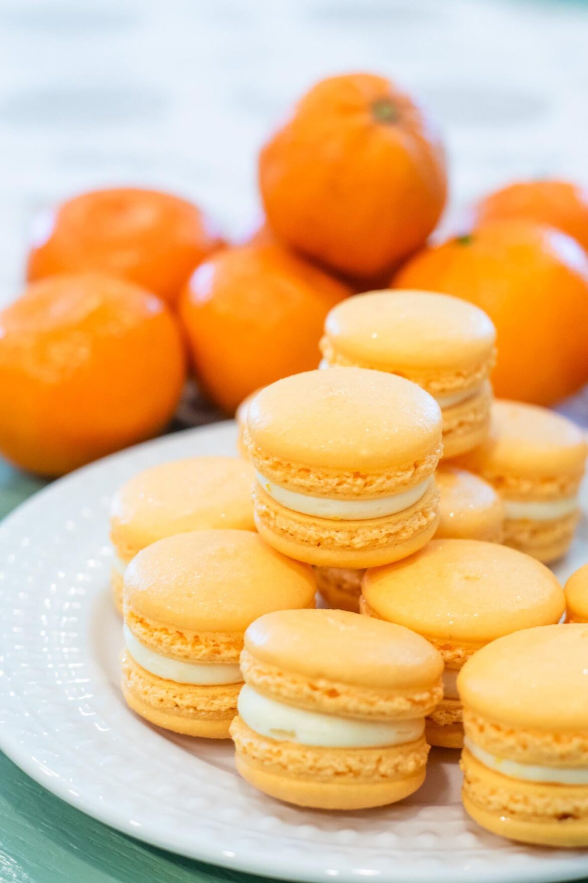Orange creamsicle macs 🍊🍦