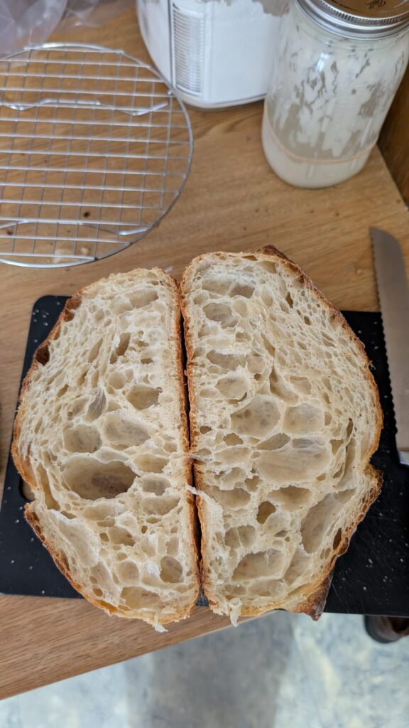 Tried proofing on the counter instead of the fridge