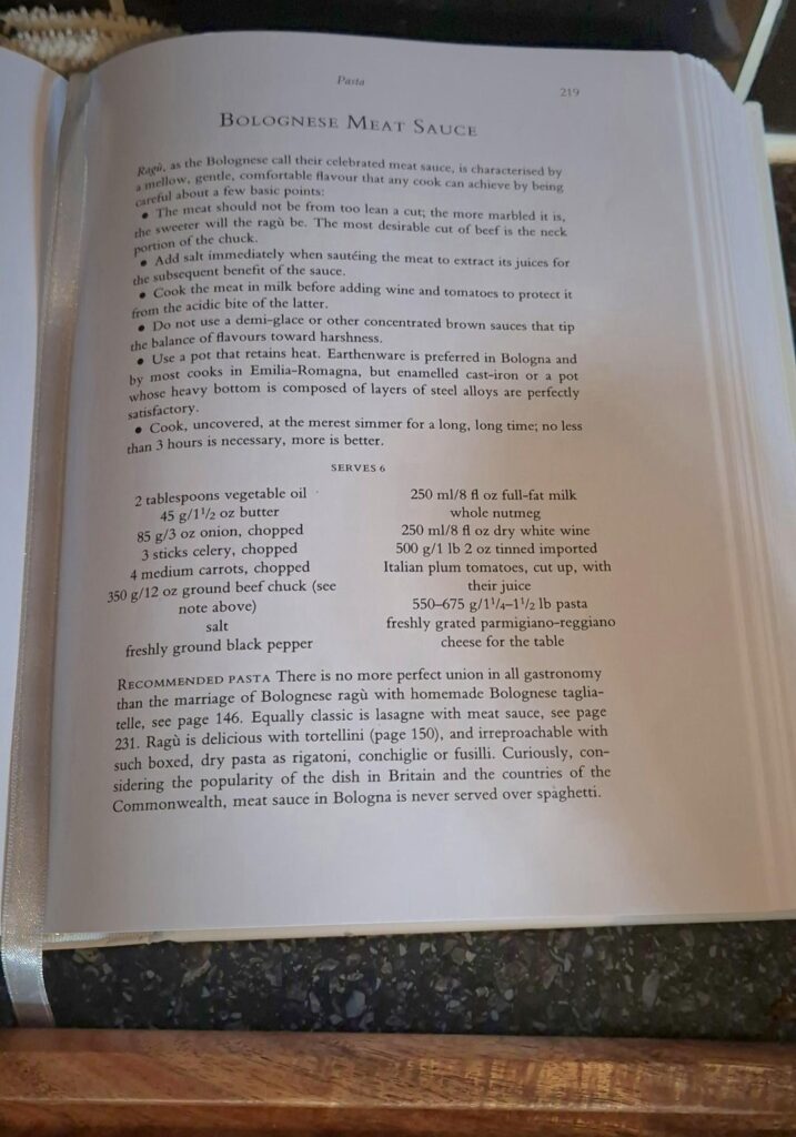 Forgot the plate! Beef & Pork ragu - on its journey from ingredients to plate 4 hours later
