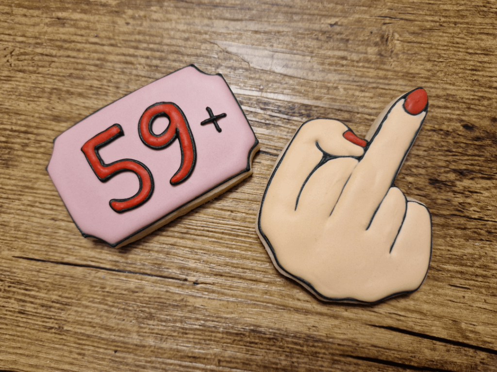 Birthday cookies for a 60th birthday!