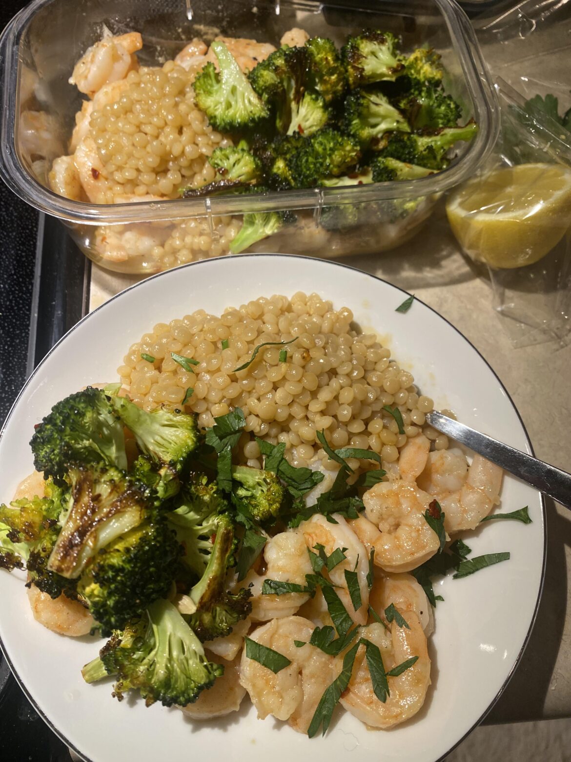 Dinner for one plus lunch