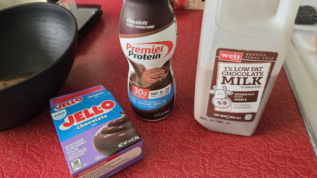 Low Sugar Chocolate Protein Pudding - 100 Cal