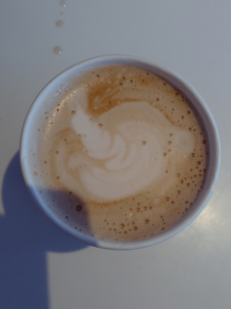 Is the "latte art" in the room with us 😭