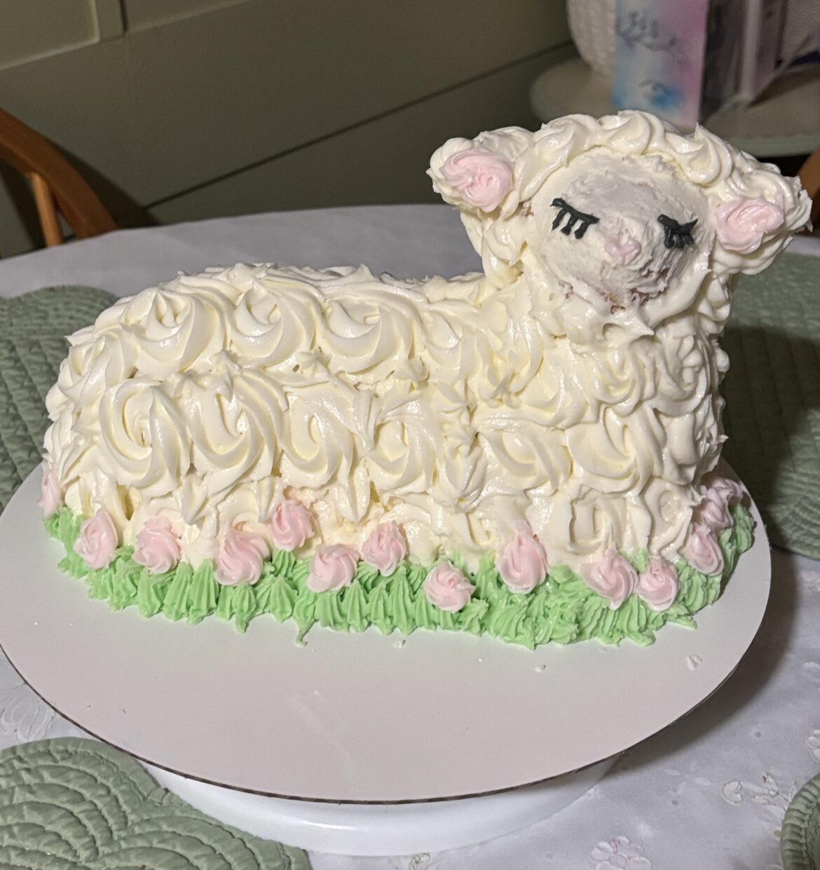 first lamb cake! 💐