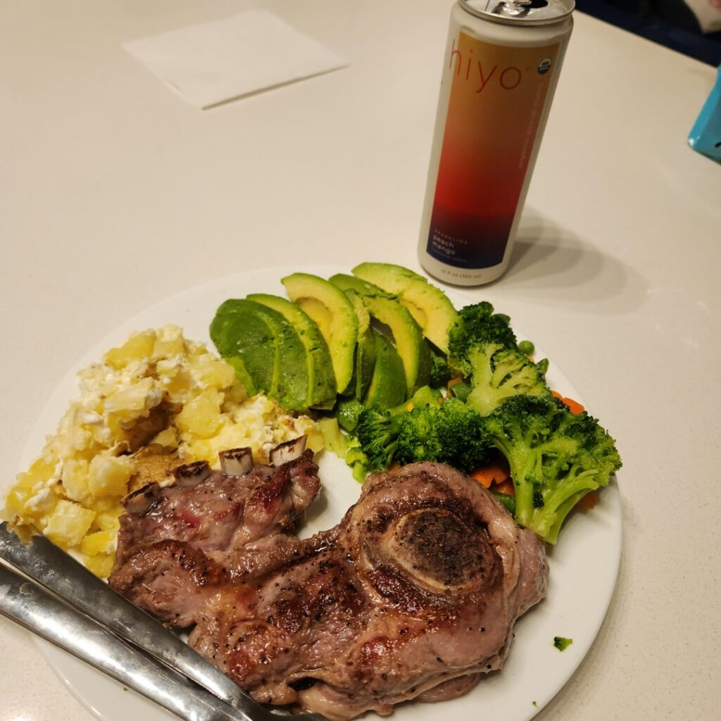 What do we think of my first ever lamb chop? It was delicious!