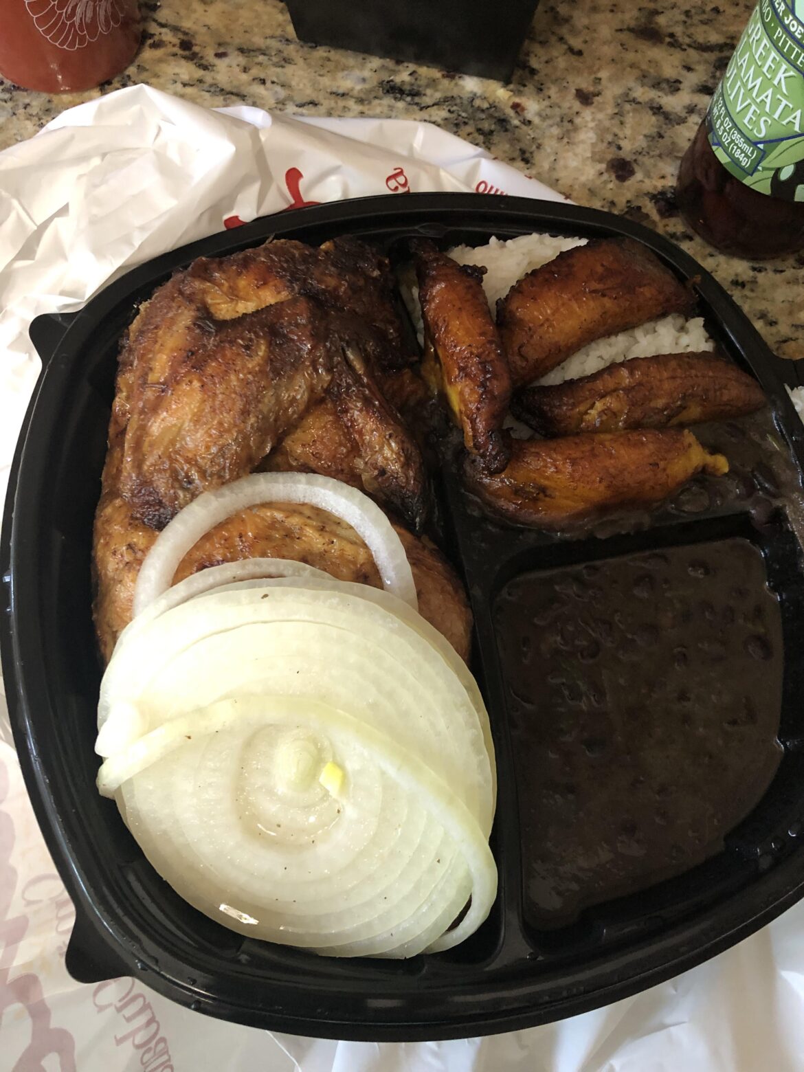 $19 for this garlic half chicken plate from Versailles (Venice location). Enough chicken for 2 meals and it’s very flavorful