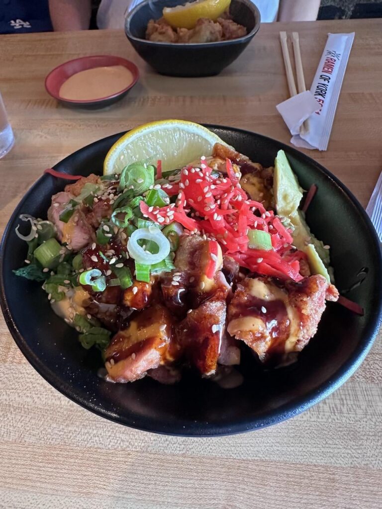 Small Chicken Karaage Bowl from Ramen of York $ 🤤