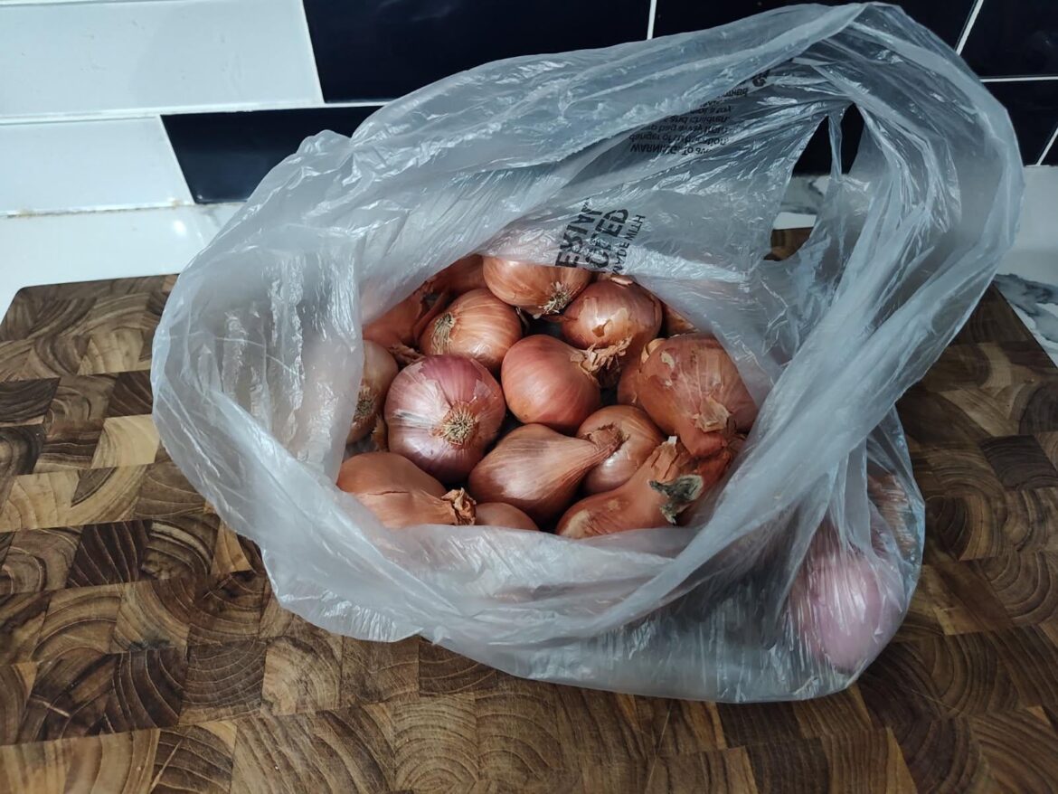 i told my bro to pick up some shallots