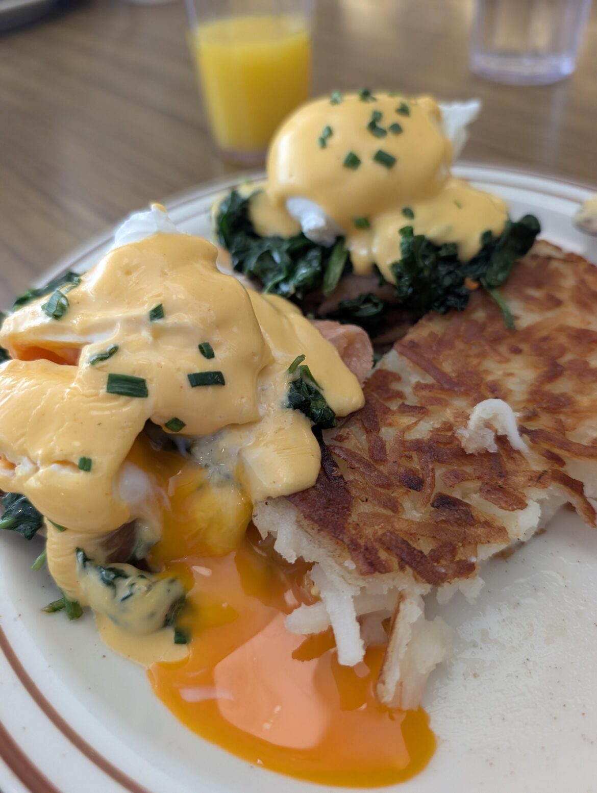 Possibly LAs best Eggs Benedict? Clark Street Diner