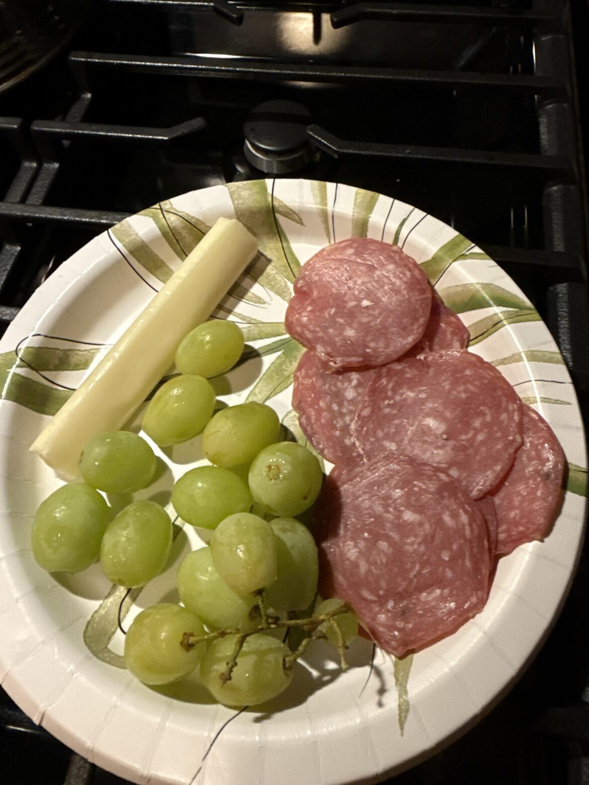 My charcuterie plate snack