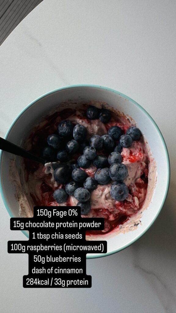 Full day of eating (protein focused)