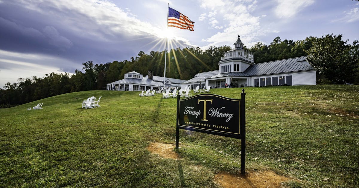 Trump Winery in Charlottesville, Virginia.