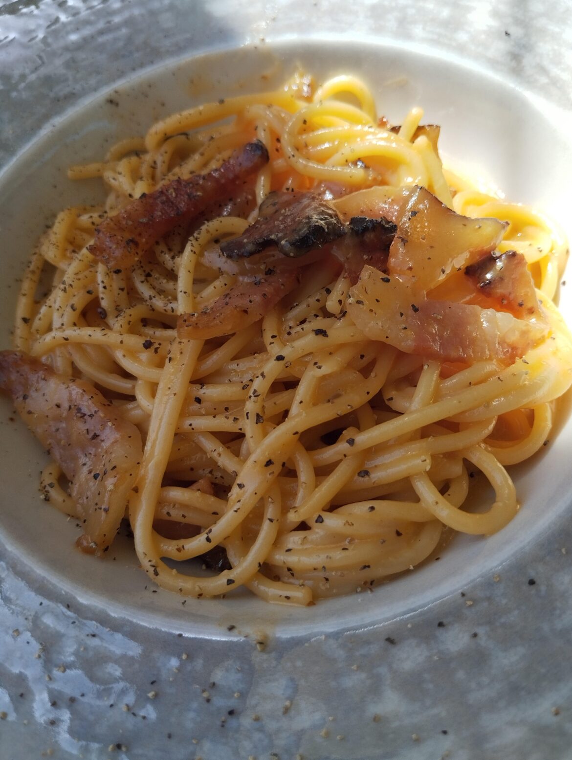Spaghetti alla carbonara 🥓🍴