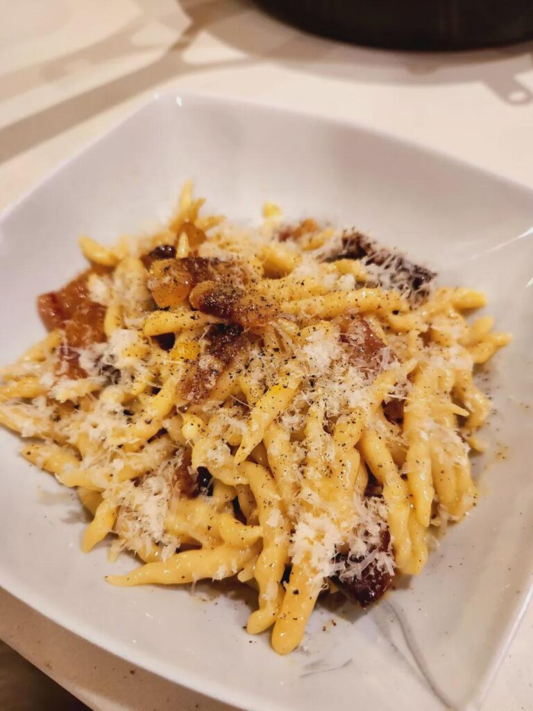 Trofie Carbonara