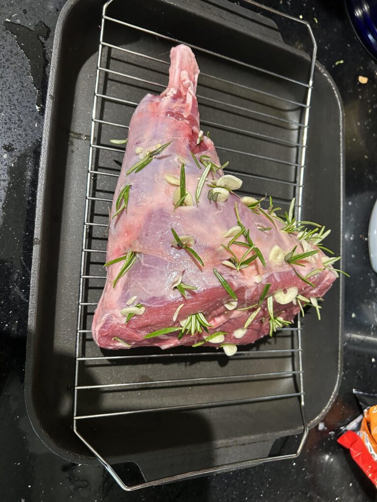 First leg of lamb of the year