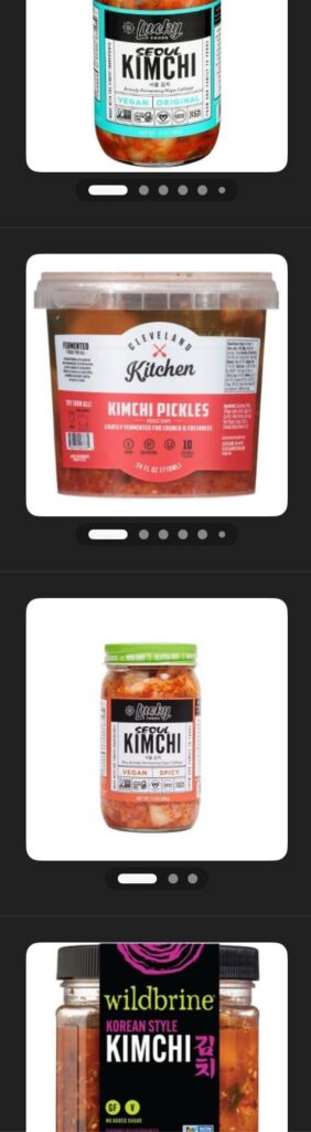 First time tasting kimchi, is one of these ok?