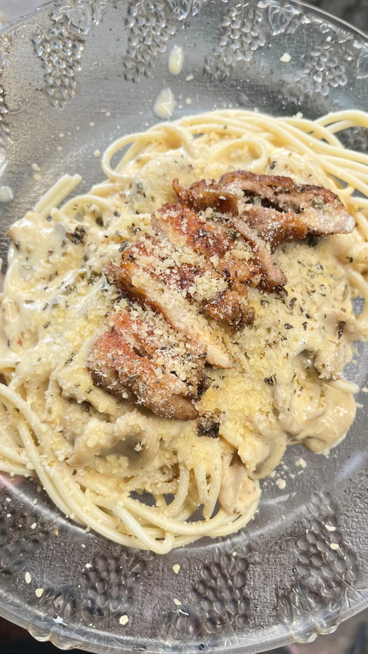 my own version of chicken alfredo