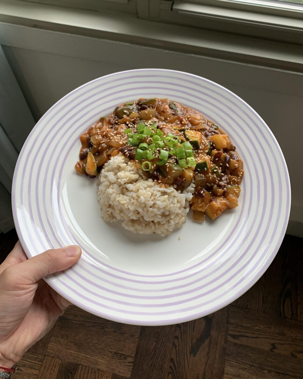 Gochujang Vegetable Stir-Fry over Rice