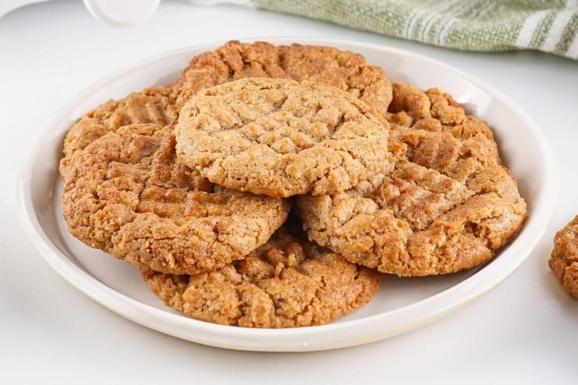 3-Ingredient Air Fryer Almond Butter Cookies