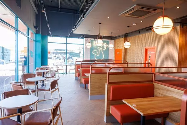 Popeyes at Avonmeads in Bristol - inside the restaurant