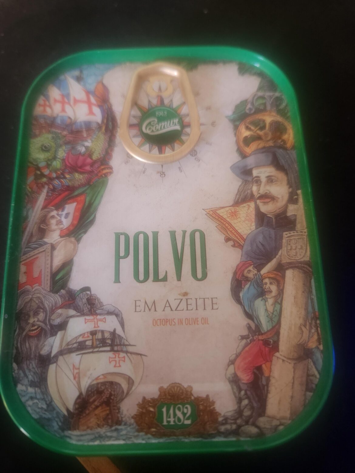 Girlfriend got me this weird tin from the Portuguese Sardie shop in Times square