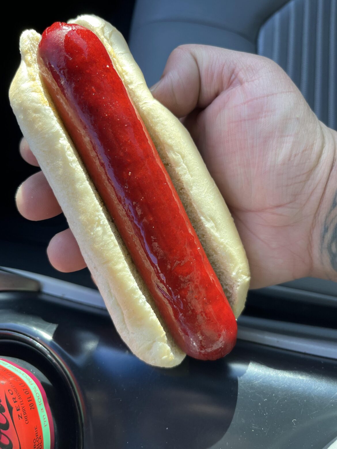 Ghost pepper hotdog from QT