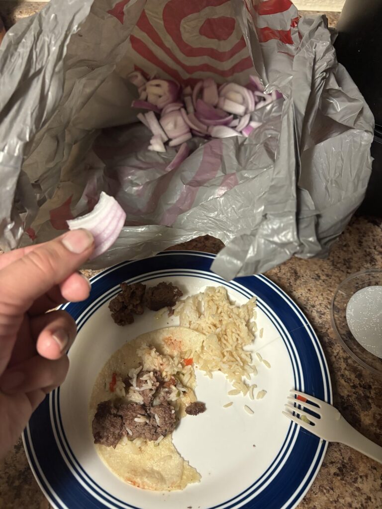 I’m I weird for just eating raw onion with my food, I love the crunch