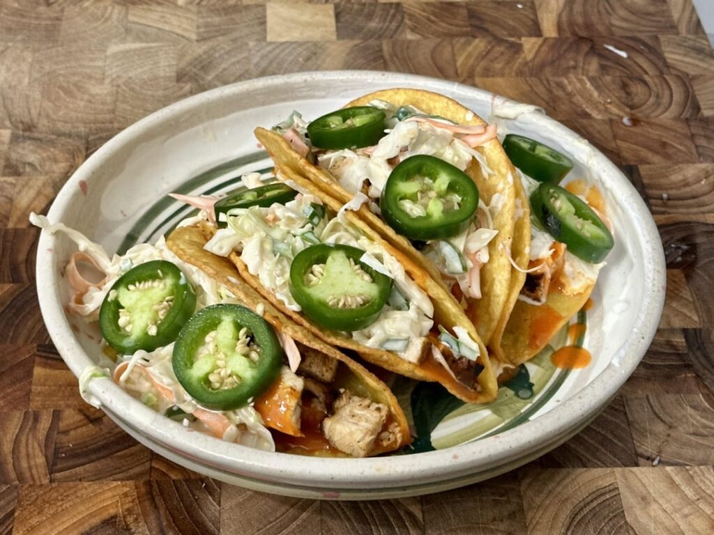 i hesitate to call these tacos, but here we are.