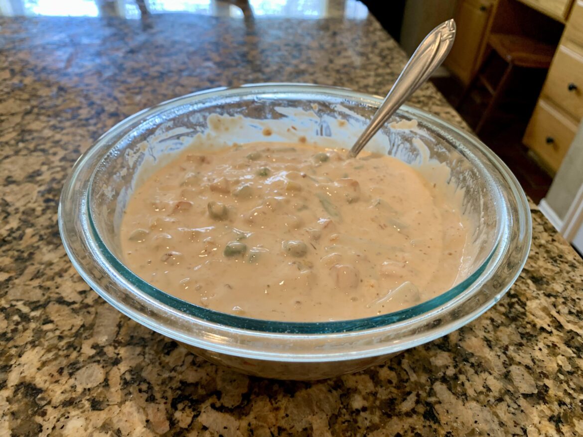 My go-to lunch. Not cat puke.