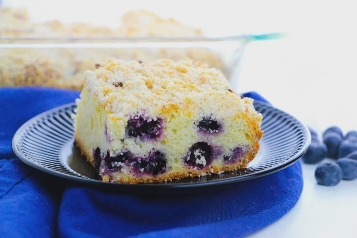 Blueberry Buckle Coffee Cake Recipe With Cream Cheese
