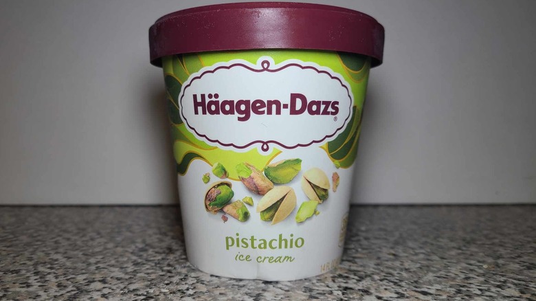 Häagen-Dazs pistachio ice cream pint