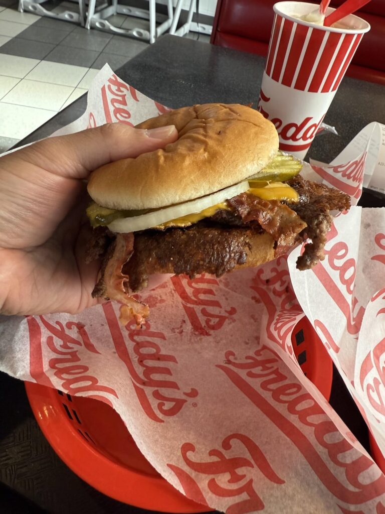 First time at Freddy’s. Better than Culver’s?