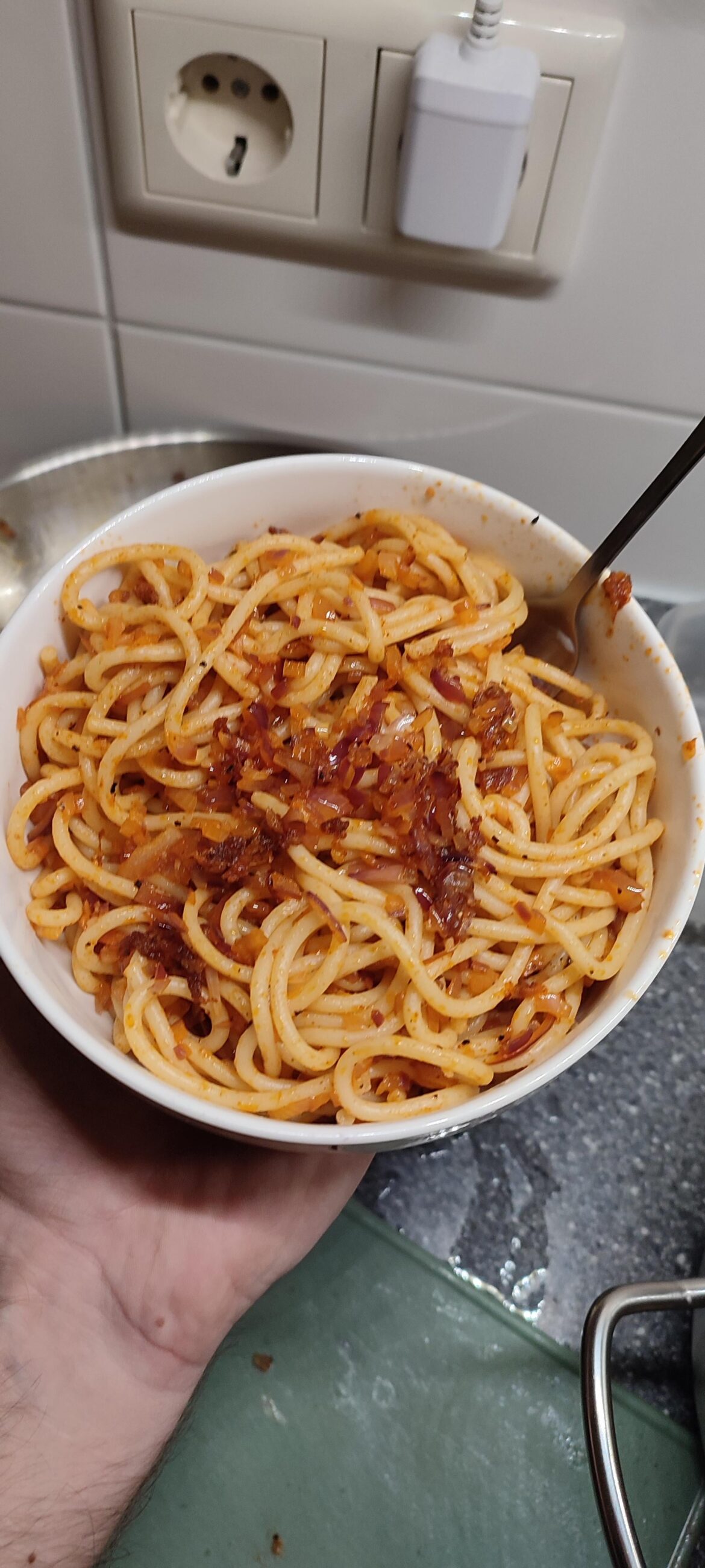 My favorite struggle meal. It's actually pretty damn good.