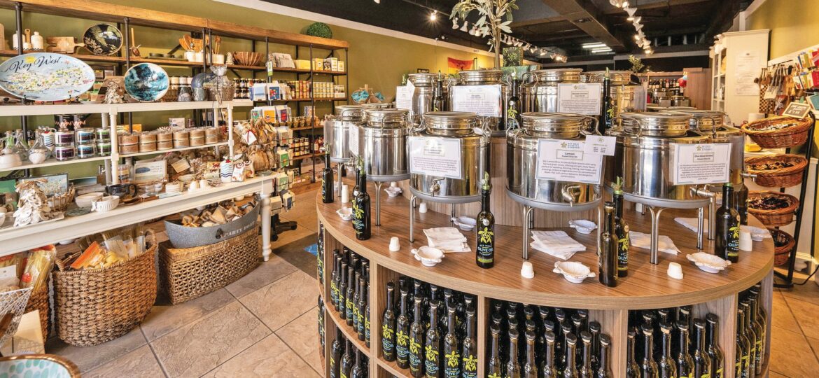 Key West Olive Oil & Gourmet is at 714 Duval Street.